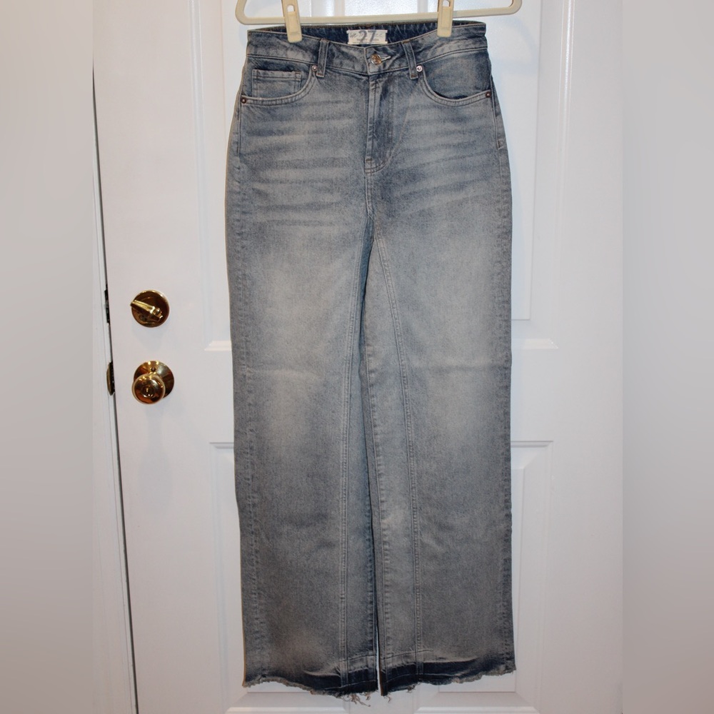 Free People - We the Free - Straight Slouch Jeans - Size 27 - Dutch Blue